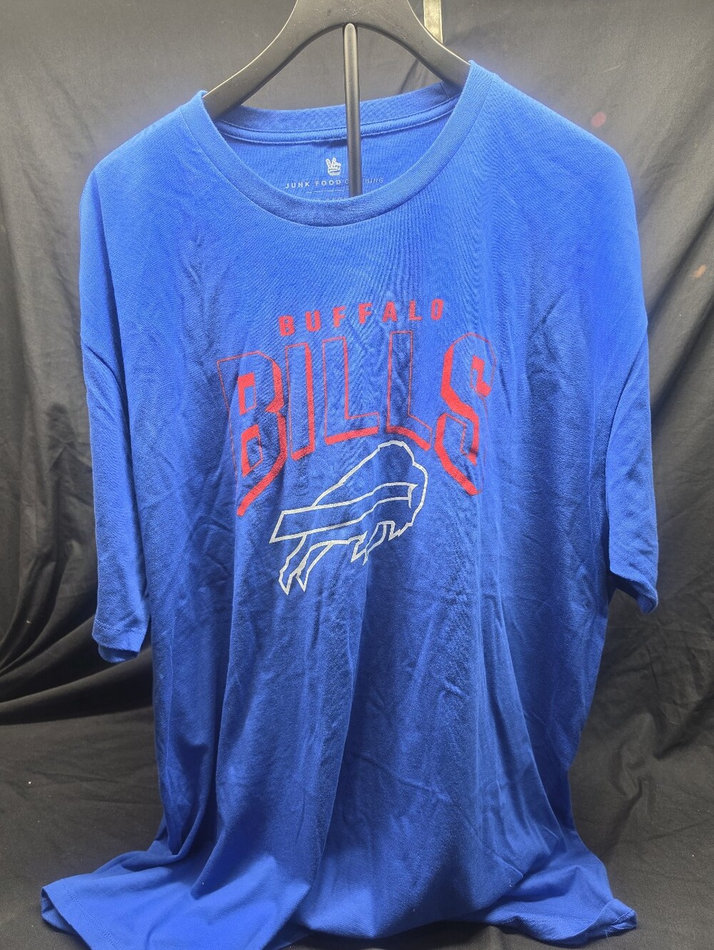 Junk Food Clothing Buffalo Bills T-Shirt XXXL 3XL Royal Blue NFL NWOT